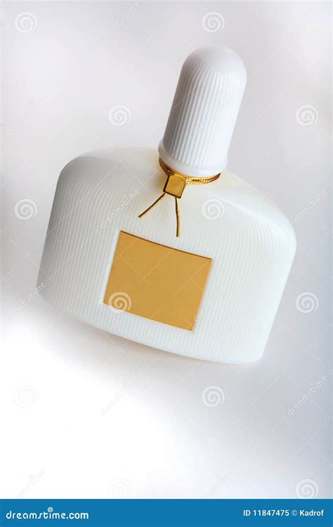 china white perfume bottle